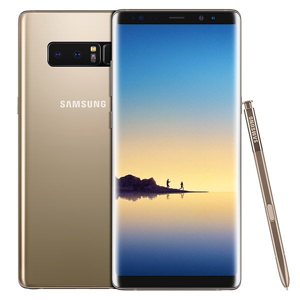 Samsung Galaxy Note8, top