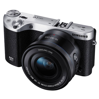 Samsung NX500, front