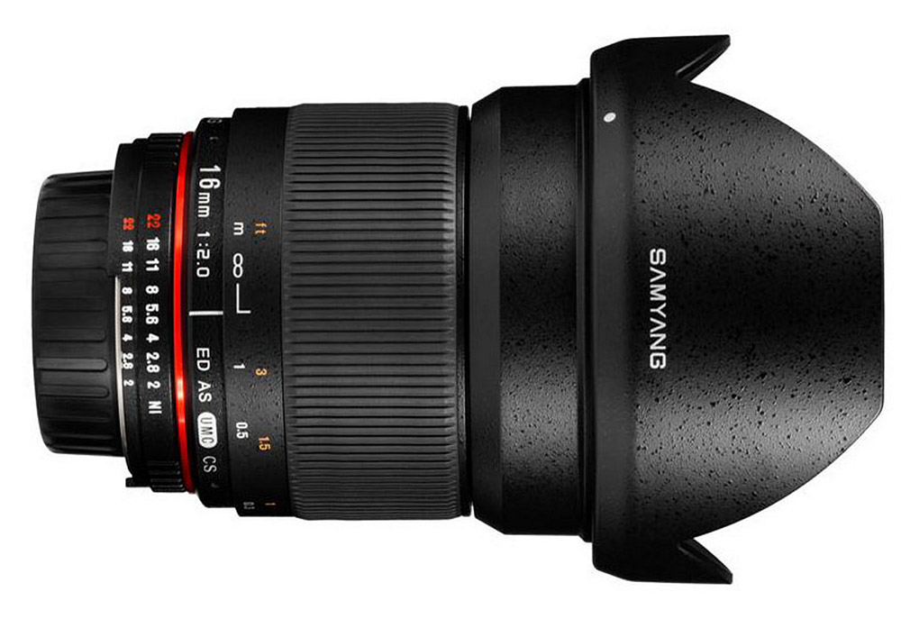 Samyang 16mm f/2.0 ED