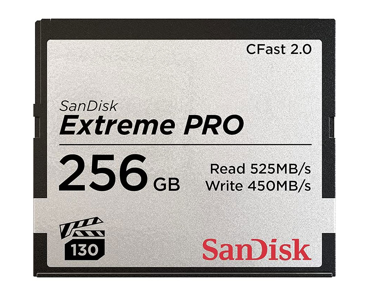 Sandisk CFast Extreme Pro 2.0 256GB