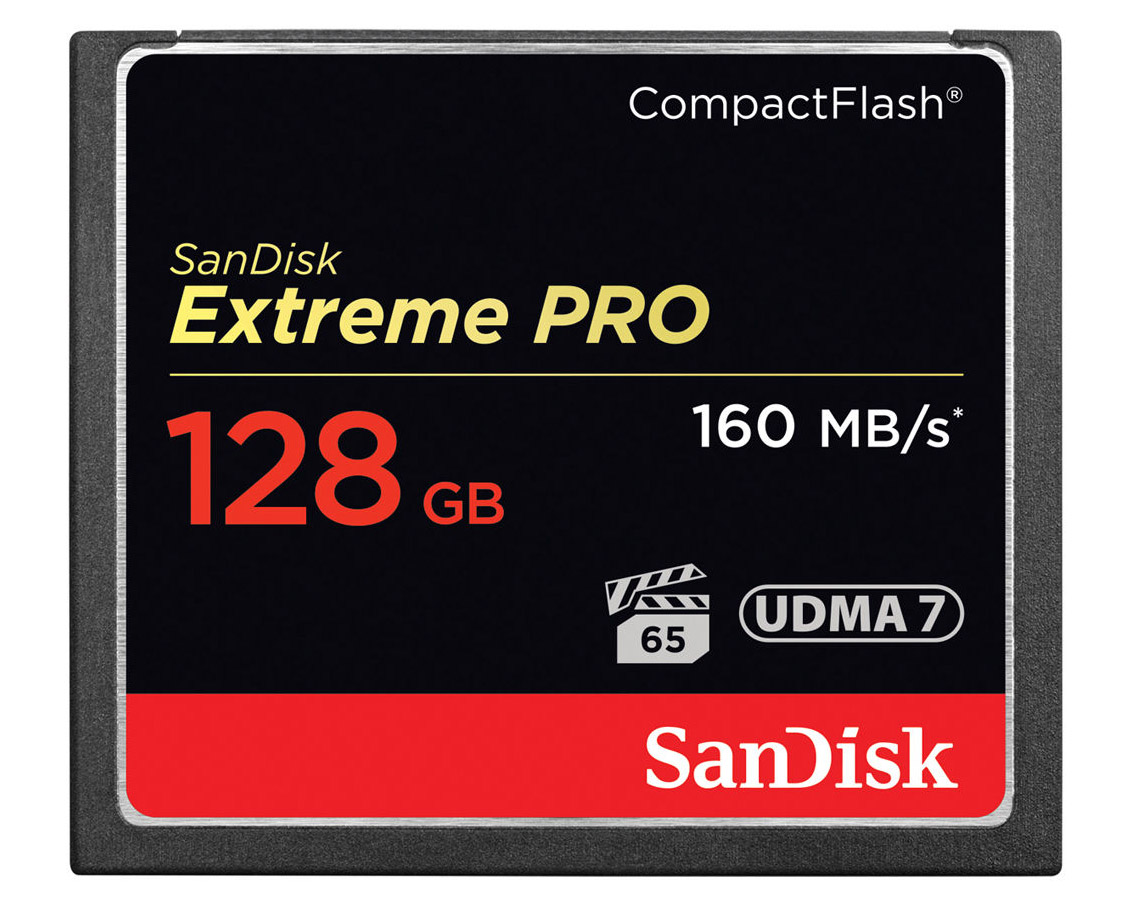 Sandisk CF Extreme Pro 128 GB (160 MB/s)