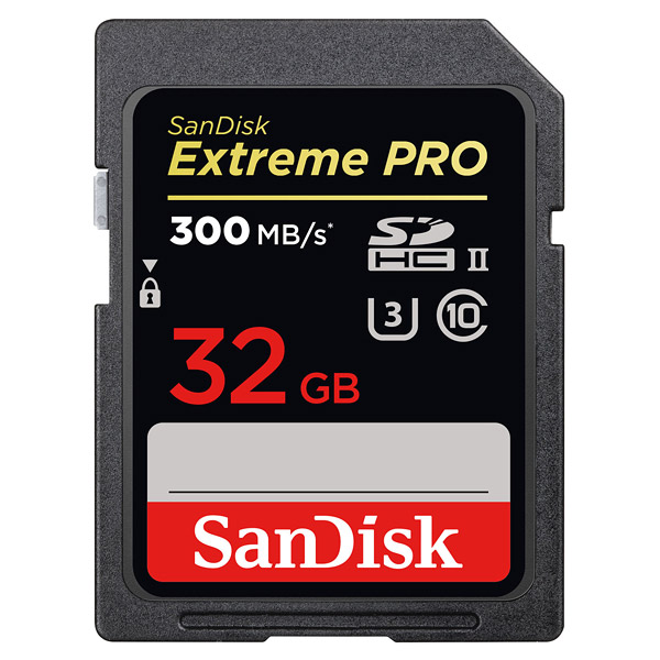 Sandisk SDHC Extreme Pro 32 GB (300 MB/s)