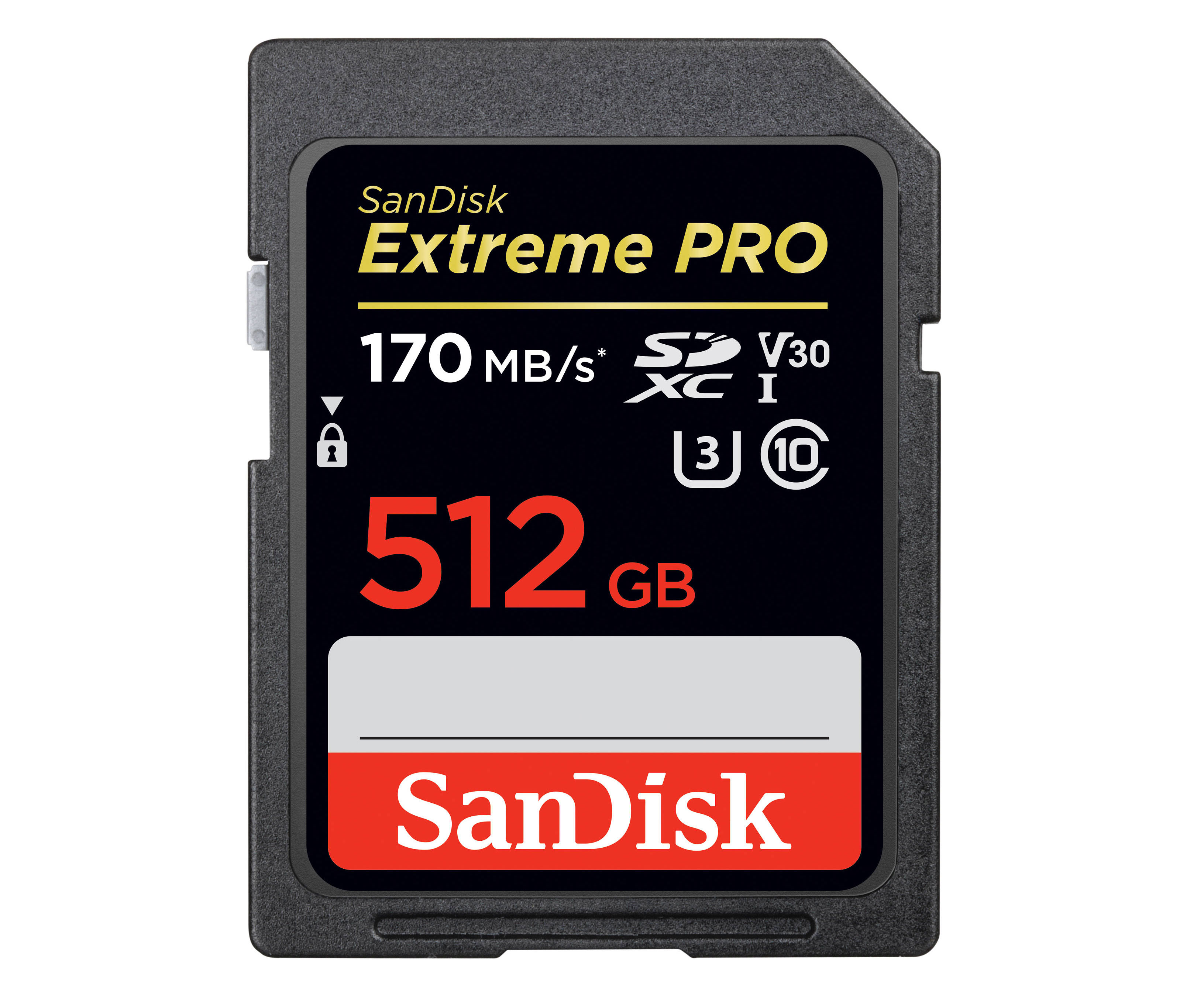 Sandisk SDXC Extreme Pro 512 GB (170 MB/s)