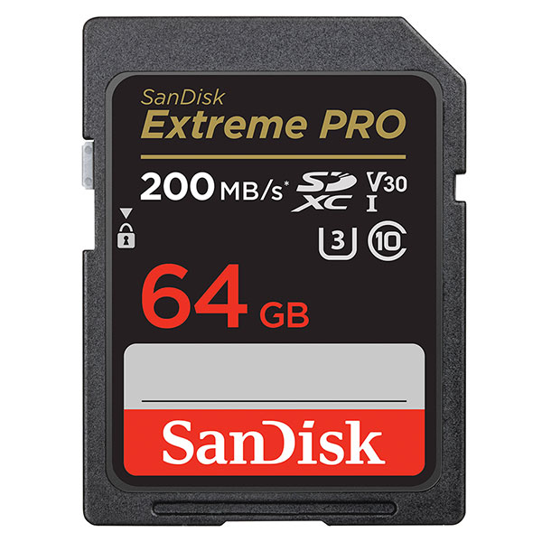 Sandisk SDXC Extreme Pro 64 GB (200 MB/s)