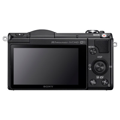 Sony A5000, back