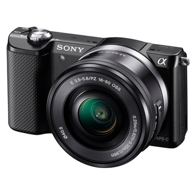 Sony A5000, front