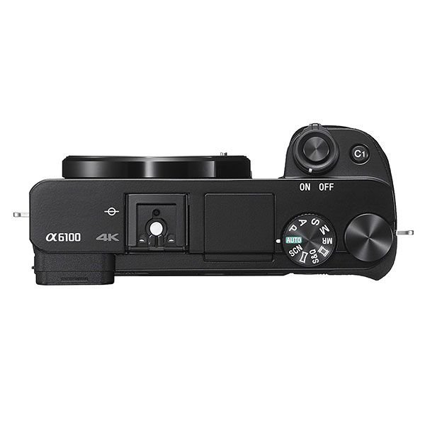 Sony A6100, top