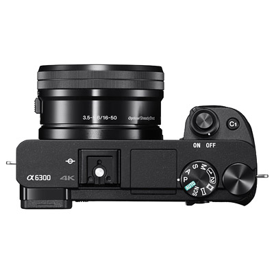 Sony A6300, top