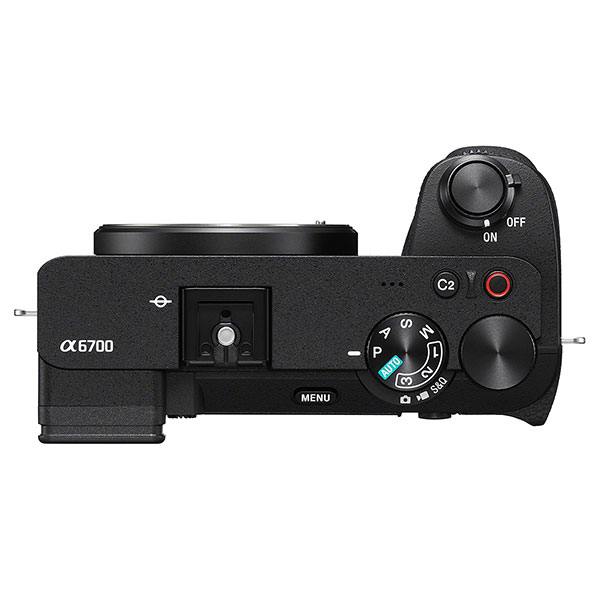 Sony A6700, top