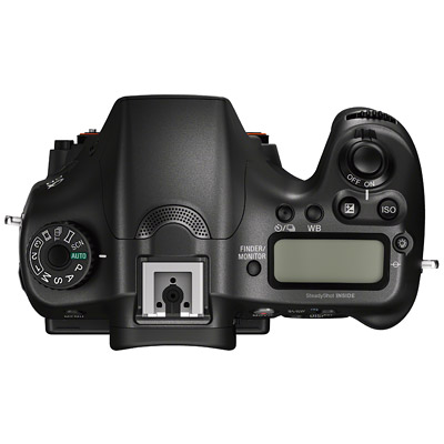 Sony A68, top