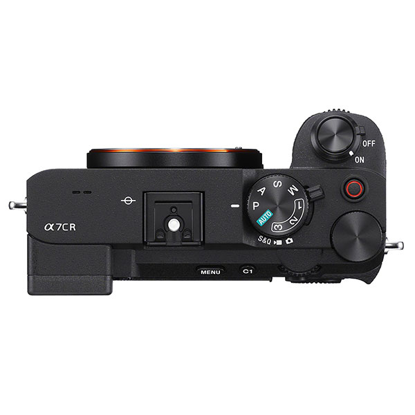 Sony A7C R, top