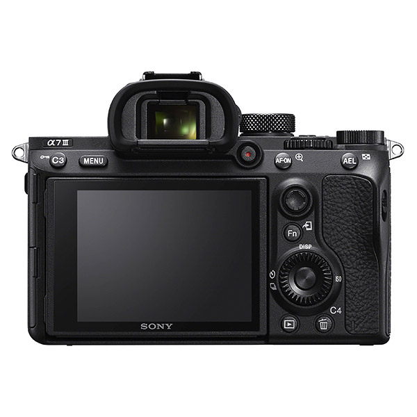 Sony A7 III, back