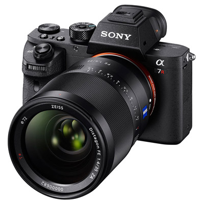 Sony A7r II, front