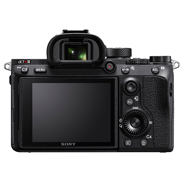 Sony A7r III, back