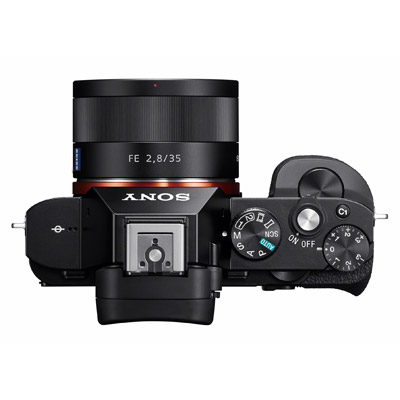 Sony A7r, top