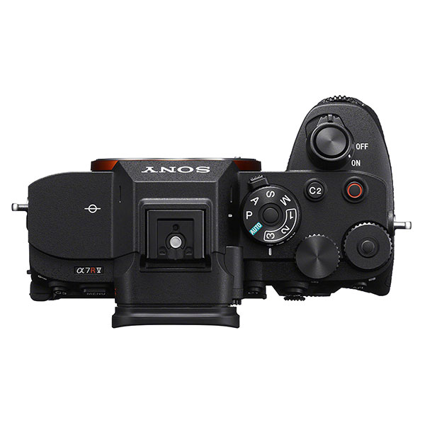 Sony A7r V, top