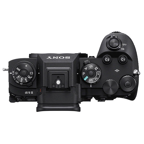 Sony A9 III, top