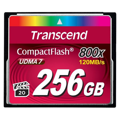 Transcend CF 256GB 800x