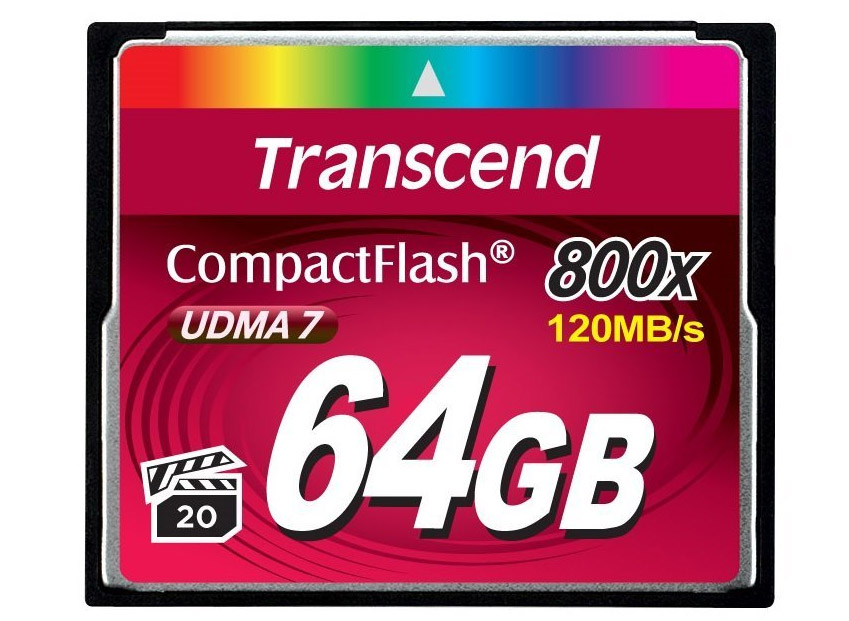 Transcend CF 64GB 800x
