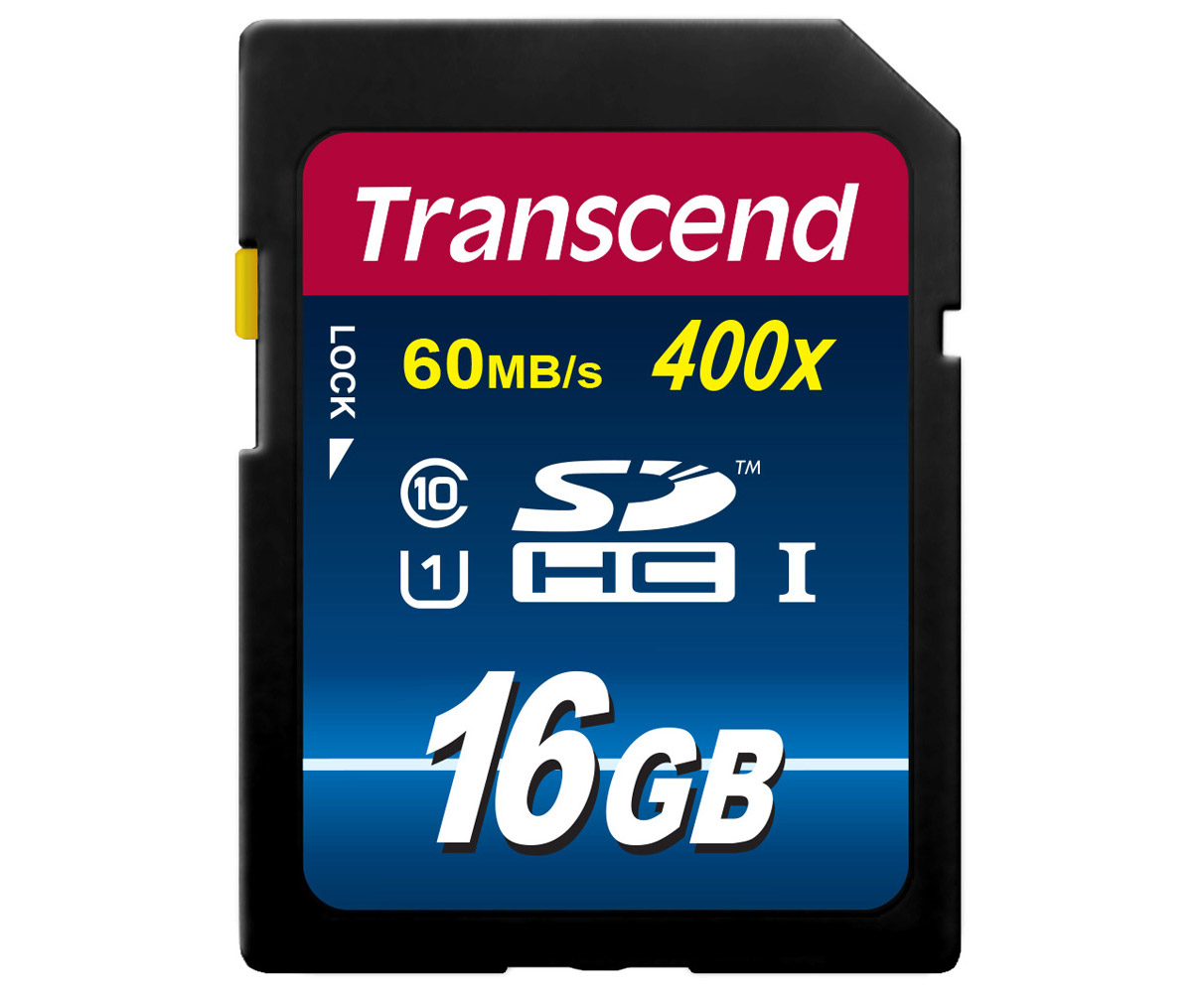 Transcend SDHC 16 GB 400x (60MB/s)