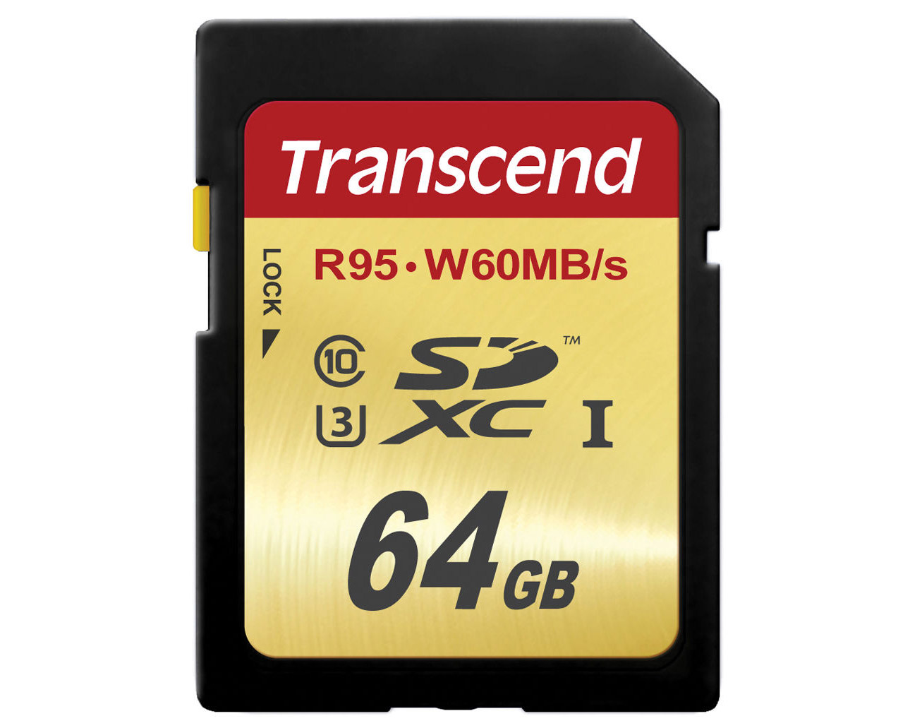 Transcend SDXC 64 GB (R95, W60MB/s)