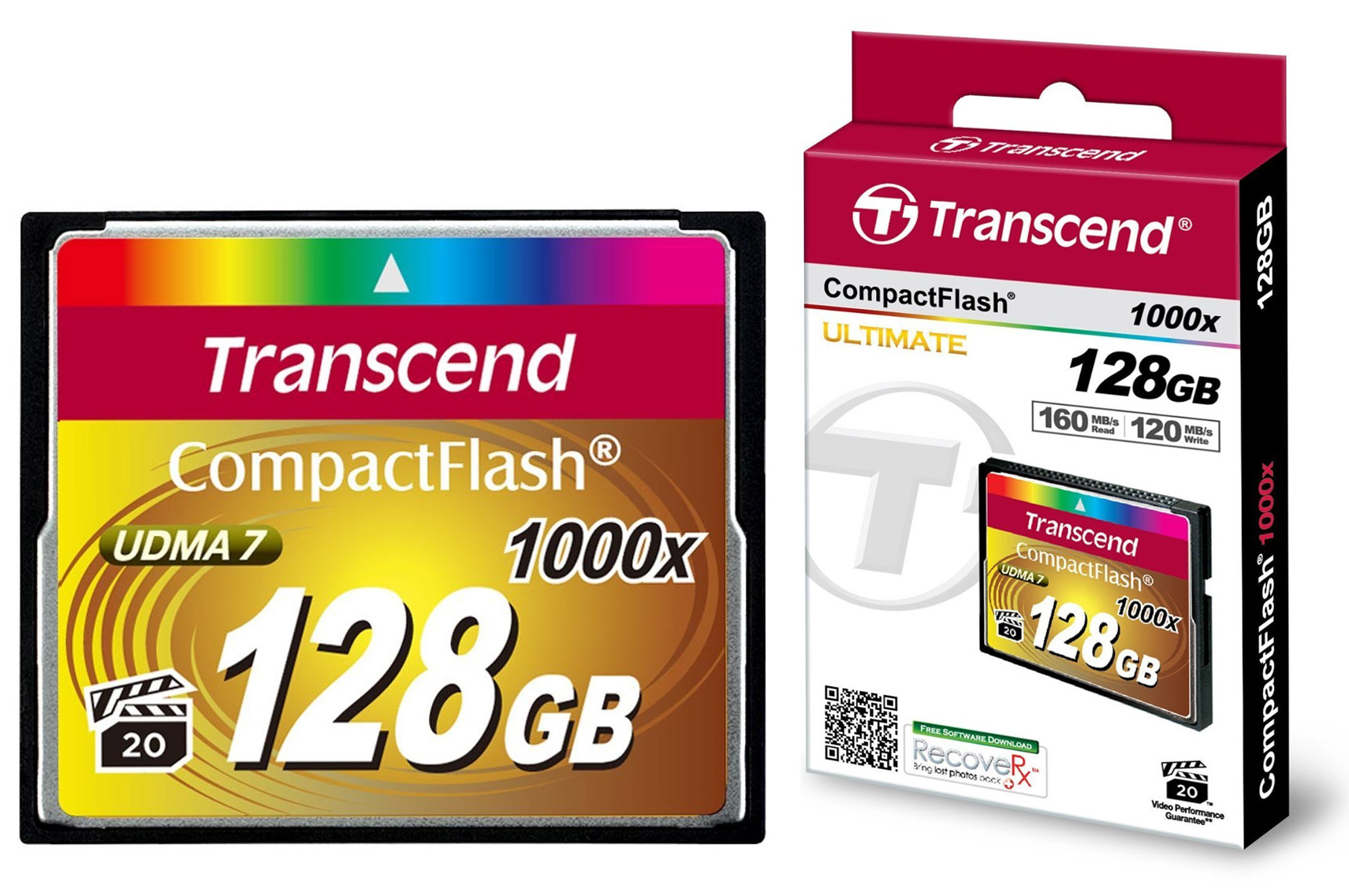 Transcend Ultimate CF 128 GB 1000x