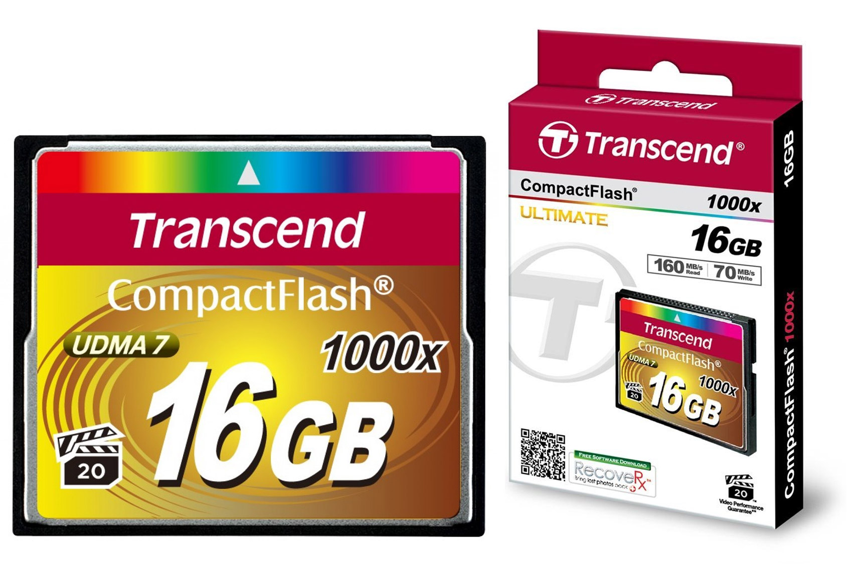 Transcend Ultimate CF 16 GB 1000x