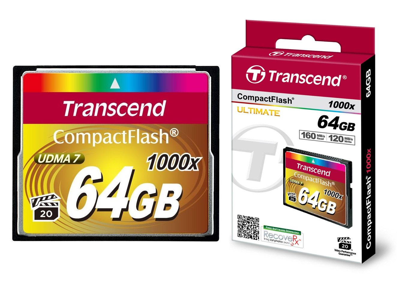 Transcend Ultimate CF 64 GB 1000x