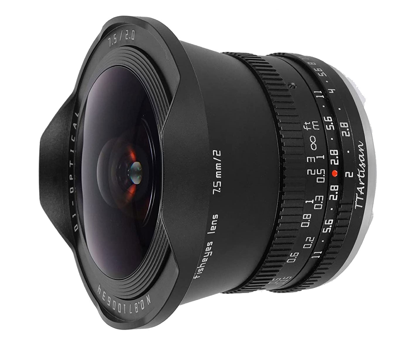 TTArtisan APS-C 7.5mm f/2 Fisheye