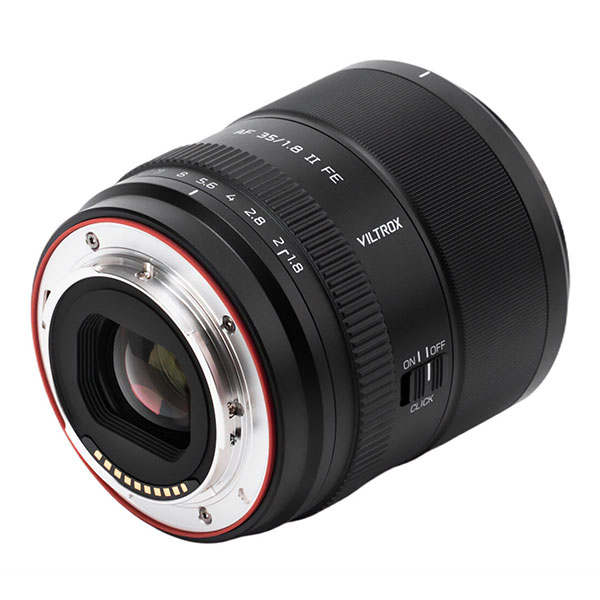 Viltrox AF 35mm f/1.8 II EVO, back