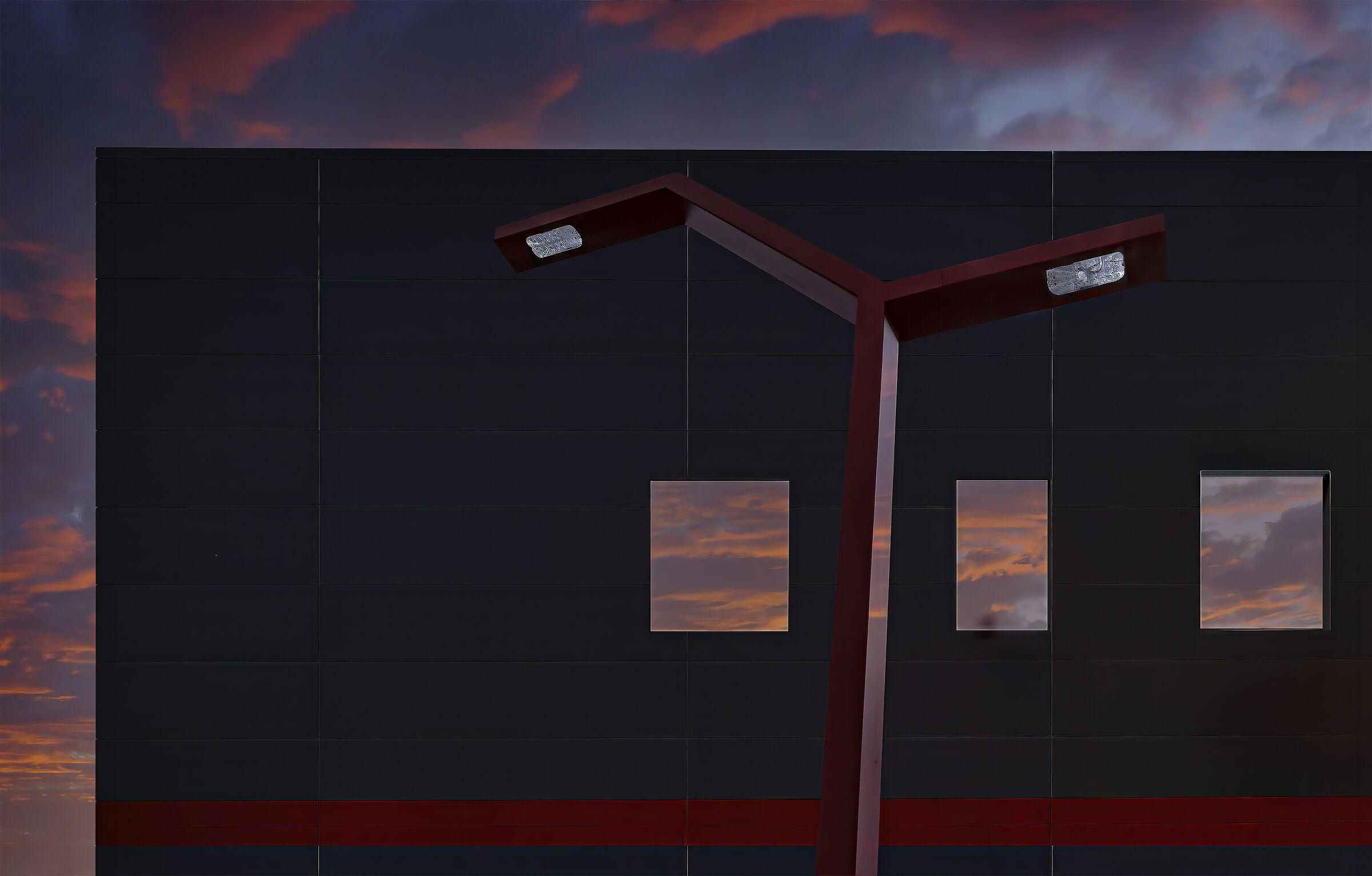 Reds in the evening.
